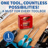Demagnetizer and Magnetizer - Red - for Screwdrivers Tips, Bits, and Small Tools, Large or Big Screws, Drills, Drill Bits, Sockets, Nuts, Bolts, N...