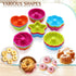 To encounter 24Pack Silicone Molds, Nonstick 2 3/4 inches Donut Mold, Silicone Baking Cups, Donut Pan, Muffin, Jello, Bagel Pan, Oven- Microwave- ...