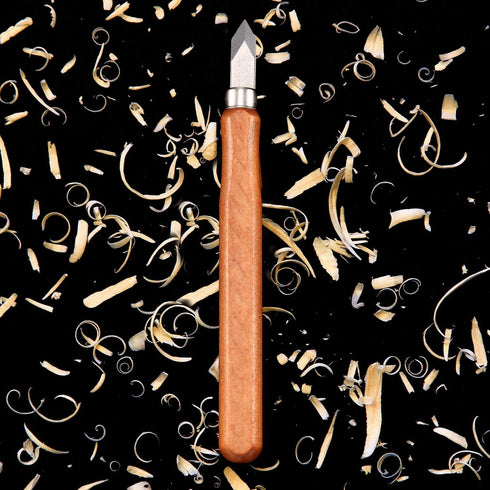 Marking Knife Woodworking Marking Knife Thin Blade Dual Double Bevel Striking Knife Hardened Mn-V Steel Heat Treated Striking Marking Knife (6 Pie...