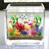 Aquarium Decorations Plants with Resin Coral, 12 pcs Fish Tank Accessories, Fish Tank Decorations Small Plants Plastic, Aquarium Decor Artificial ...