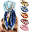 5PCS Large Satin Head Scarves - Silk Square Like Neck Scarf Hair Wraps Headscarf for Sleeping Head Scarf Bundle 35 in...