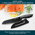 Home Hero 2 Pcs Santoku Knife with Sheath - High Carbon Stainless Steel Chopping Knife with Ergonomic Handle - Razor-Sharp Multi-Purpose Kitchen K...