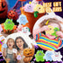 Hungdao 12 Pcs Mini Stuffed Animal Bulk Small Devil Plush Keychain Easter Gifts for Kids Mini Emotion Plush Animals Toys Christmas Goodie Bag Fill...