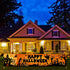 Avezano Happy Halloween Banner Large 98.4 x19.6 Inch Yard Sign Banner Black and Orange Halloween Party Decorations Welcome Hanging Flag Outdoor Fe...