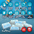 60 It's a Boy Blue Baby Shower Miniatures Candy Bar Wrapper and Stickers Decorations, Made in USA (Candy Not Included)...