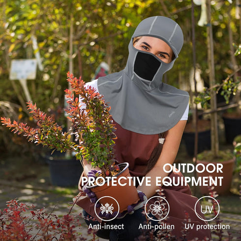 Balaclava Full Face Mask Summer for Sun Protection Breathable Long Neck Covers for Men Women Cycling Fishing…...