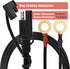 Bates- SAE Battery Connector, 2 Pack, 2 FT, SAE to O Ring Terminal Harness, 2 Pin Battery Connector, SAE Connector, Battery Quick Connect, SAE Ext...