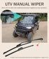 UTV Wiper,UTV Windshield Wiper Kit,Car Accessories UTV Manual Hand Operated Windshield Wiper Assembly with Instruction,Compatible with Polaris Ran...