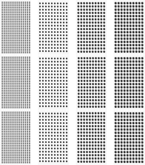 Gartful 12 Sheet Black Rhinestone Stickers - Round, 2790 PCS Self Adhesive Gem Sticker, Sticky Crystal Jewelry Gemstone for DIY Arts Crafts, Scrap...