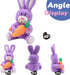 Hopearl Talking Singing Bunny Repeats What You Say Rabbit Musical Shaking Head Electric Interactive Animated Toy Speaking Plush Buddy Gifts for To...