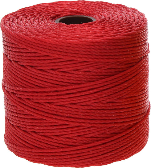 The Beadsmith S-Lon #18 Nylon Cord – Primary Mix – Tex210 Cord, 5mm Diameter, 4-Pack, 77 Yard Spools – for Stringing Beading Crochet, Micro-Macram...