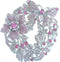 Art Style 3.54" Butterfly Flower Brooch Pin Pendant Rhinestone Crystal Animal brooches Large Brooch for Women BZ4489...