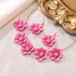 Flyonce Flower Necklace for Women, Summer Boho Floral Flower Choker Necklace with Earrings Holiday Flower Jewelry...
