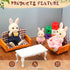 200 Pcs Miniature Dollhouse Flooring Mini Wooden Dollhouse Floor Boards 1 12 Scale Dollhouse Accessories Geometric Bamboo Doll House Furniture Woo...