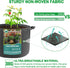 Plant Grow Bags 15 Gallons-5 Pack Multi-Purpose Nonwoven Fabric Pots with Durable Handles,Outdoor Garden Plant Pots for Vegetables Fruits Flowers ...