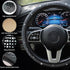 Bling Steering Wheel Cover, Rhinestones Steering Wheel Cover Crystal Diamond for Women, Sparkling Car Wheel Protector Universal Fit 14-15 inches -...