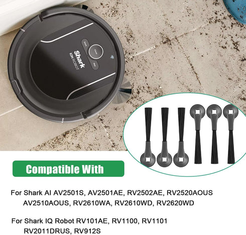 Side Brush Accessories for Shark AI AV2501S,AV2501AE,RV2502AE,RV2520AOUS,AV2510AOUS,RV2610WA,AV2610WA RV2610WD,RV2620WD,for Shark IQ Robot RV101AE...
