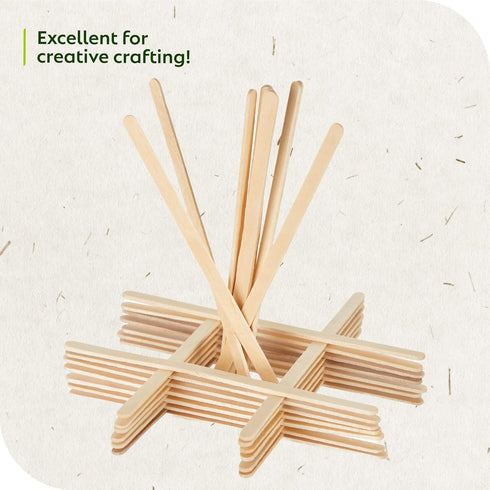 Birch Wood Coffee/Beverage Stirrers 7" (1000 pack) Eco-Friendly Great For Your Coffee Nook....
