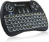 Beastron (Upgraded) 2.4G Mini Wireless Keyboard with Touchpad Mouse?QWERTY Keyboard, Backlit Portable Keyboard Wireless with Remote Control for La...
