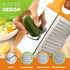 Spring Chef Handheld Stainless Steel XL Parmesan Cheese Grater with Handle - 4 Sided Manual Box Grater for Kitchen - Dishwasher Safe Cheese Shredd...