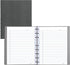Blueline MiracleBind™ Notebook, Refillable, Lizard-Like Hard Cover, 9.25" x 7.25", 150 Ruled Pages, Cool Grey (AF9150.97)...