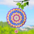 ITEFDTUTNE Metal Wind Spinners, Mandala Stainless Steel 3D Hanging Wind Spinners, 12 inch Laser Cut Wind Sculptures for Women Gift, Indoor/Outdoor...