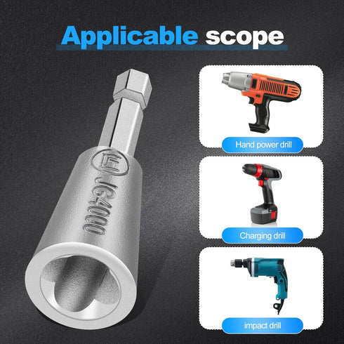 Wire Twisting Tool for Drill - 3Pcs 3 Way/ 5 Way Electric cord Stripper and Electrical Wire Twister Tool for Electric Power Drill, Stripping and T...