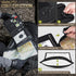Tactical Map Case Military Map Pouch Holder Army Map Protector Foldable Map Storage Bag Multifunctional for Outdoors or Hiking - 13"x10" Clear Vie...