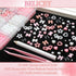 BELICEY 3D Bow Nail Charms 600PCS Flowers Nail Charm Pink&White Flatback Pearls Beads Star Heart Bowknot Cute Nail Charms Nail Supplies Accessorie...