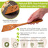 MFC 5-Piece Wooden Cooking Spoons - Kitchen Spatula Set from Natural Cherry Wood - Wooden Spoons for Cooking - Funny Utensil Set with Smiley Faces...