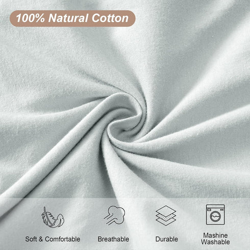 david's kids 100% Cotton Baby Sleep Sack 0-6 Months, Soft Baby Wearable Blankets with 2-Way Zipper, 2 Pack Comfy Sleeping Bags for Infant Newborn ...