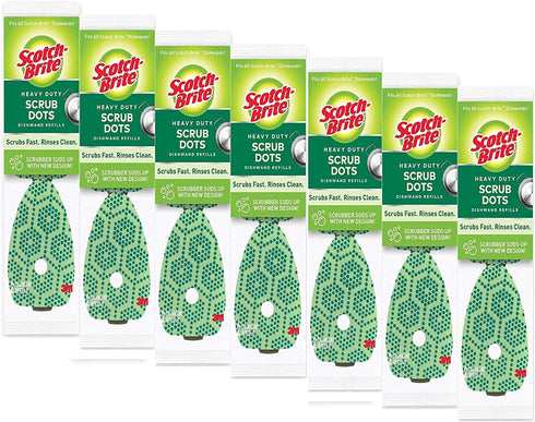 Scotch-Brite Scrub Dots Heavy Duty Dishwand Refills, 2 Refills (7)...