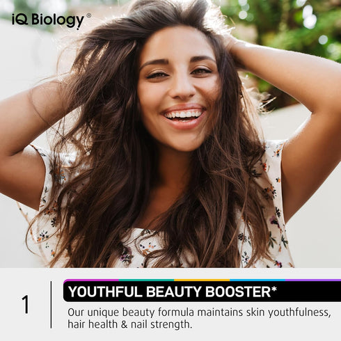 Biotin Vitamins for Hair Skin and Nails with Keratin Collagen - Hair Skin and Nails Vitamins for Women - Hair Growth Vitamins Multivitamin for Wom...