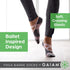 Gaiam Yoga Barre Socks - Non Slip Sticky Toe Grip Accessories for Women & Men...