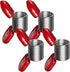 Soft Flex Bead Stoppers - Pack of Four with Red Handles - Bead Stopper for Jewelry Making...