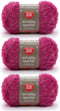 Red Heart Scrubby Sparkle Watermelon Yarn - 3 Pack of 85g/3oz - Polyester - 4 Medium (Worsted) - 174 Yards - Knitting/Crochet......