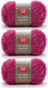 Red Heart Scrubby Sparkle Watermelon Yarn - 3 Pack of 85g/3oz - Polyester - 4 Medium (Worsted) - 174 Yards - Knitting/Crochet......