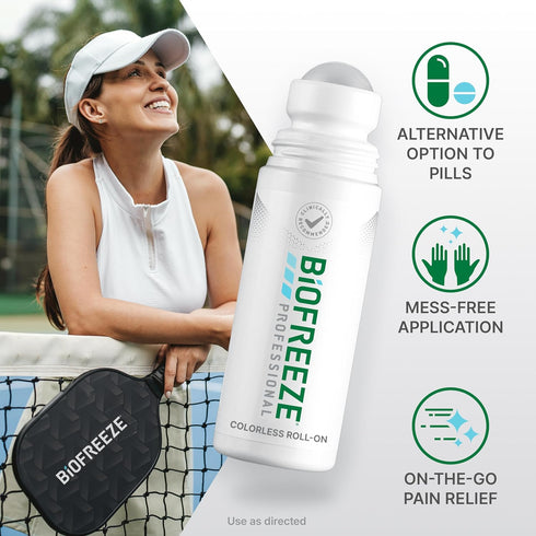 Biofreeze Overnight Pain Relief Roll-On, Arthritis Pain Reliver, Knee & Lower Back Pain Relief, Sore Muscle Relief, Lavender Scent, FSA Eligible, ...