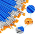 30Pcs Small Paint Brushes Bulk Kids Flat Nylon Hair with Wooden Handle Acrylic Oil Watercolor Painting Brushes for Students, Children and Adult...