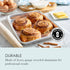 Chigcago Metallic Recyled Aluminum Small 9x13 Baking Sheet, Made With Recylced Aluminum, Perfect For Everyday Baking And Roasting Use...