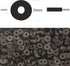 Black Clay Beads(6mm,4300 pcs) Clay Beads for Bracelet Making Kit, Flat Round Polymer Spacer Heishi Beads for Jewelry Necklace (Black)...