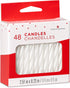 American Greetings Birthday Candles, Small White Spiral (48-Count)...