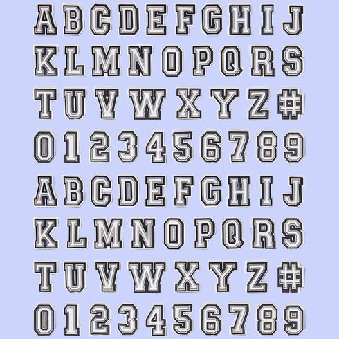 74 Pack Letter Decoration Charms 0-9# Number, Alphabet ABC-Z Characters for Boy Girl Teens Men Women and Adults...