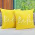 Waterproof Outdoor Throw Pillow Cover, 2 Pack Relax Printing Throw Pillow Case UV Protection Garden Cushion Cover for Patio Sofa Couch Balcony Chr...