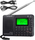 ZHIWHIS Portable Bluetooth Radio, FM AM Shortwave Radios with Sleep Timer and Preset Function, Rechargeable Digital Recorder, Stereo MP3 Player wi...