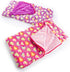 THE QUEEN'S TREASURES 18 Inch Doll Accessories, Set of 2 Soft Sleeping Bag Bedding (1 Pink and 1 Purple), Compatible with American Girl...