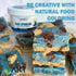 AKI Blue Spirulina Powder Pack- Loaded with Antioxidants | Vegan & Authnetic Food Coloring - Ideal for Making Smoothies, Ice Cream, Yogurt or Past...