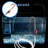 2 Pcs Aquarium Hook Water Changer - Bent Wall Mounted Fish Tank Water Changer with Flow Switch, Aquarium Vacuum Water Filler, Suit for 1/2'', 5/8'...