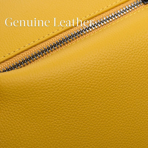 Bveyzi Ultra Slim Thin Leather RFID Blocking Credit Card Holder Bifold Clutch Wallets for Women (Yellow)...