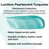 Jacquard Lumiere 2.25oz Fabric Paint Pearlescent Turquoise - Metallic Paint for Fabric Leather Canvas Paper and Wood - Light-bodied Metallic Acryl...